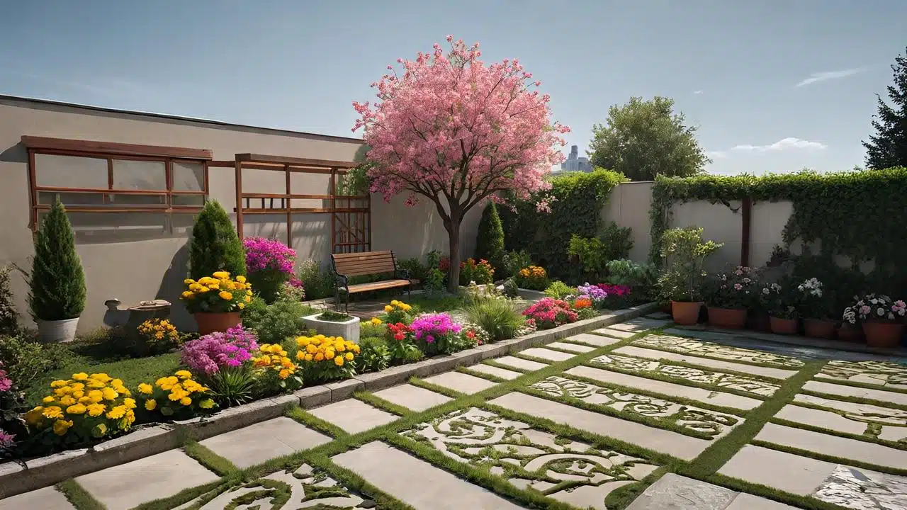 desain_taman_di_atas_atap_rumah